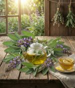 Limonlu Adaçayı Sunumu