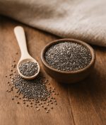 Doğal Chia Tohumu ile yapılmış Puding Sunumu